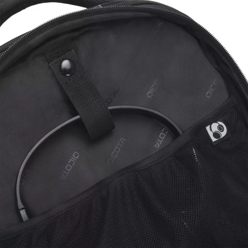 DICOTA Eco Backpack Select - 13-15.6in Notebook Backpack - Black / Recycled Pet