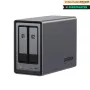 Ugreen NASync DXP2800 NAS System 2-Bay Compact Intel® N N100 8 GB DDR5 0 TB UGOS Pro Black