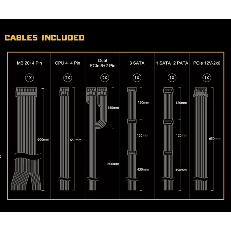 ASROCK Power Supply Challenger Cl-850g 850w 80+ Gold Black ATX