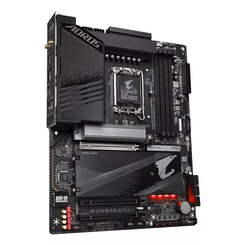 GIGABYTE Z790 AORUS ELITE AX Motherboard - Supports Intel Core 14th CPUs, 16*+2+１ Phases Digital VRM, up to 7600MHz DDR5 (OC), 4xPCIe 4.0 M.2, Wi-Fi 6E, 2.5GbE LAN, USB 3.2 Gen 2x2