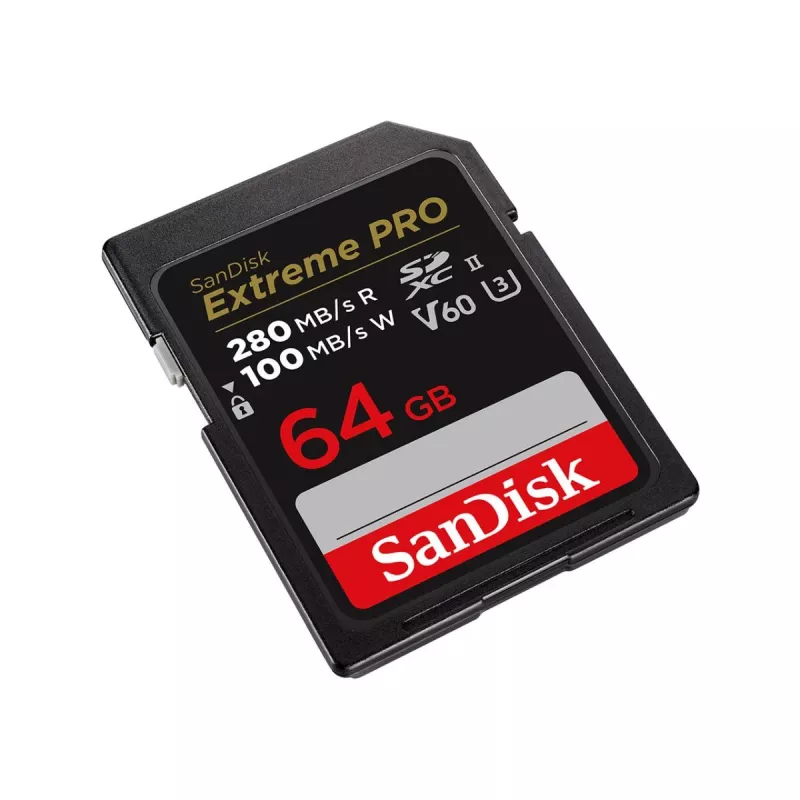 WESTERN DIGITAL SanDisk PRO 64GB V60 UHS-II SD Cards 280/100MB/S V60 C10 UHS-II