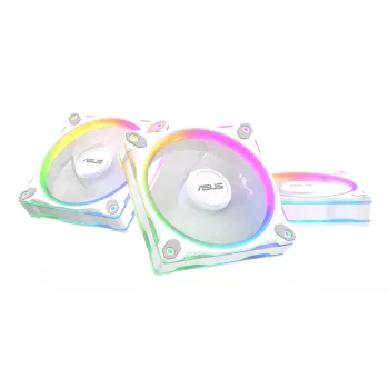 Case fan ASUS Prime MR120 120 mm 1600 RPM White (3-pack, LED, 58 CFM, 23 dB)