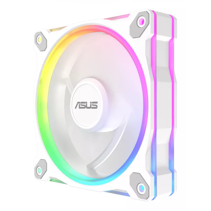 Case fan ASUS Prime MR120 120 mm 1600 RPM White (3-pack, LED, 58 CFM, 23 dB)