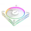 Case fan ASUS Prime MR120 120 mm 1600 RPM White (3-pack, LED, 58 CFM, 23 dB)