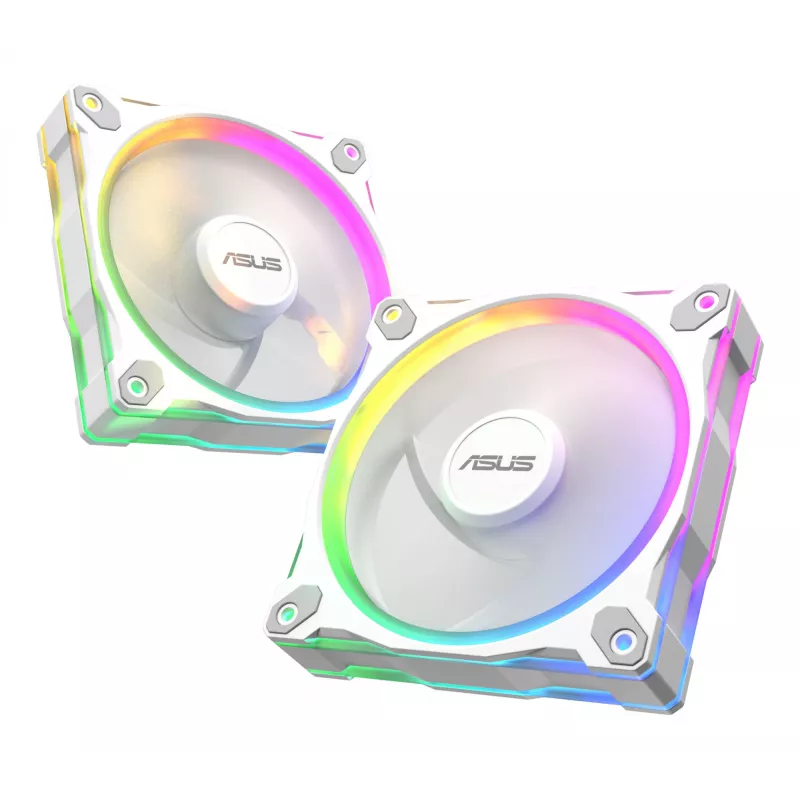 Case fan ASUS Prime MR120 120 mm 1600 RPM White (3-pack, LED, 58 CFM, 23 dB)