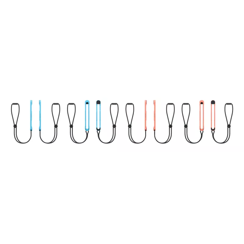 Nintendo Joy-Con 2 Straps (set of 2) Light Blue / Light Red, Nintendo Switch 2, Hand strap, Blue, Red, Nintendo, Joy-Con 2, China