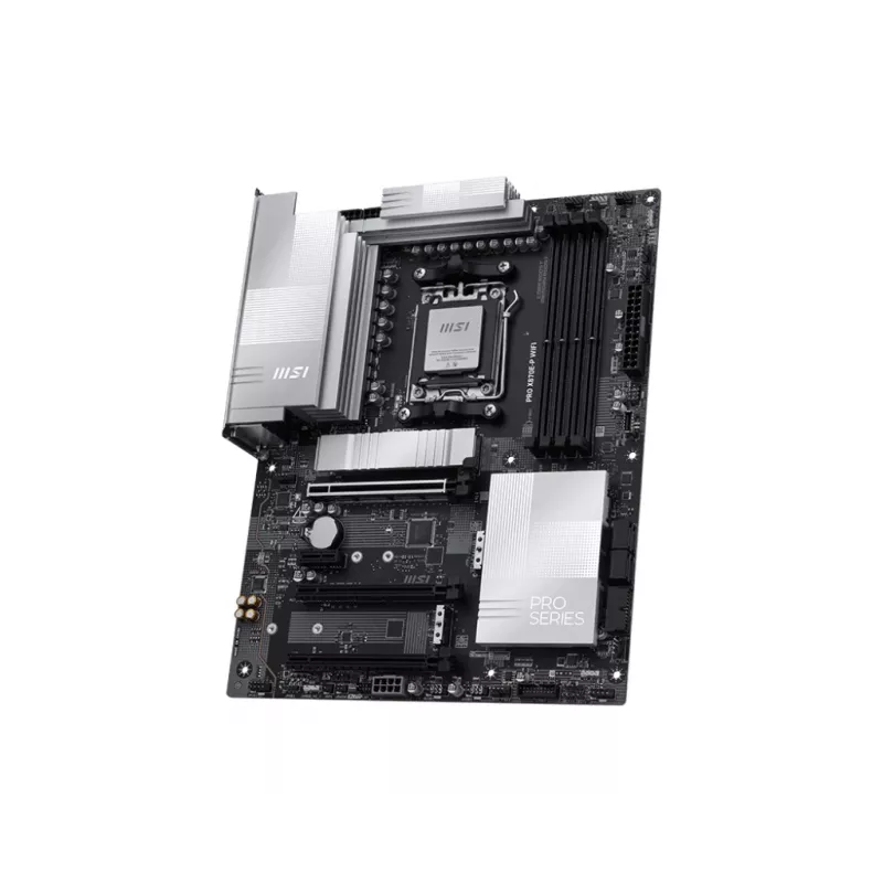 Motherboard MSI PRO X870E-P WIFI ATX — AMD X870E, Socket AM5, DDR5, 4 DIMM, Wi‑Fi 7, 3× M.2, HDMI 2.1