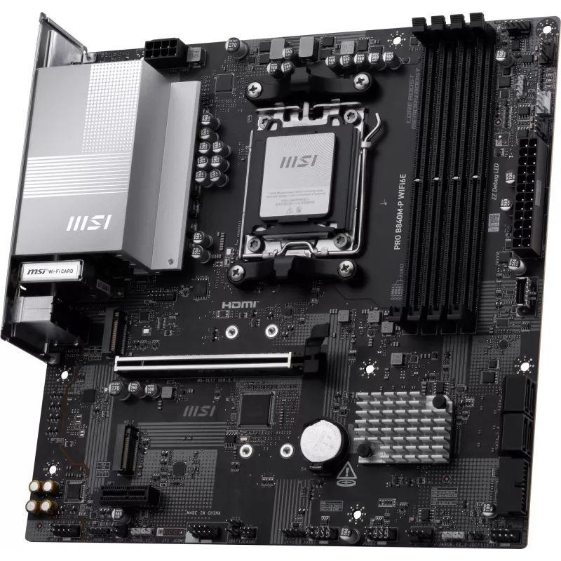 MSI PRO B840M-P WIFI6E motherboard AMD B840 Socket AM5 micro ATX