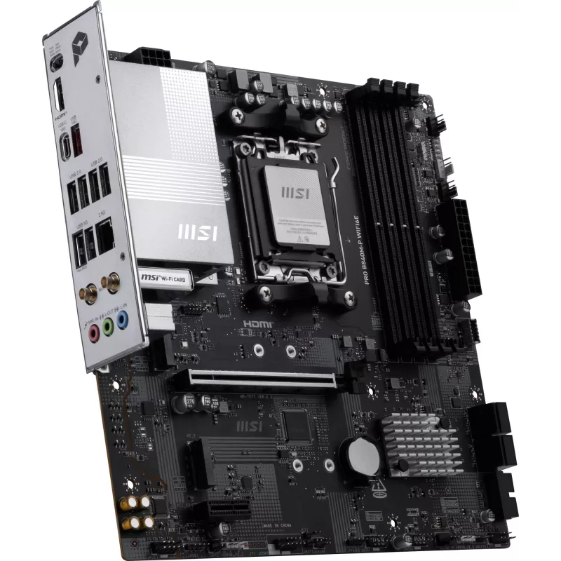 MSI PRO B840M-P WIFI6E motherboard AMD B840 Socket AM5 micro ATX