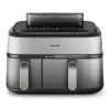 Philips 5000 series NA555/00 fryer Double 9 L Stand-alone 2750 W Hot air fryer Silver