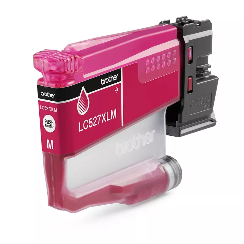 Brother Genuine LC527XLM High Yield Ink Cartridge - Magenta, High (XL) Yield, Magenta, Pigment-based ink, 1 pc(s), 2000 pages, Single pack