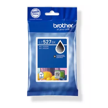 Brother Genuine LC527BK Ink Cartridge - Black, Black, Pigment-based ink, 1 pc(s), 1300 pages, Single pack
