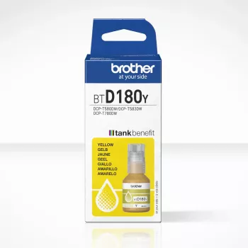 Brother BTD180Y Yellow Genuine Ink Bottle