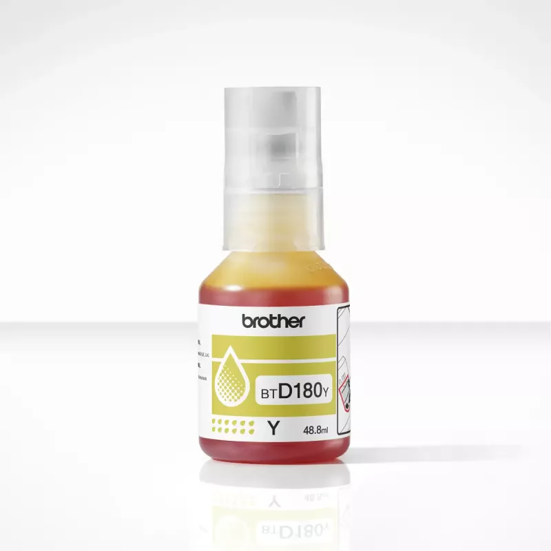 Brother BTD180Y Yellow Genuine Ink Bottle