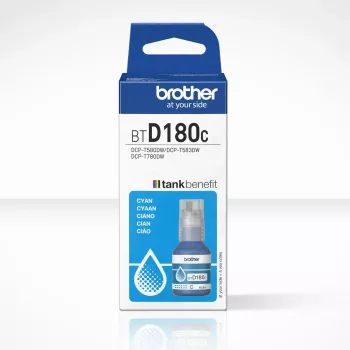 Brother BTD180C Cyan Genuine Ink Bottle