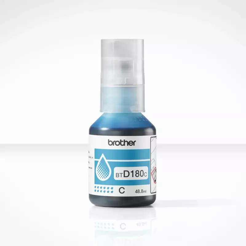 Brother BTD180C Cyan Genuine Ink Bottle