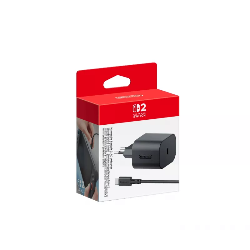 Nintendo Switch 2 AC Adapter, Indoor, AC, 20 V, 1.5 m, Black