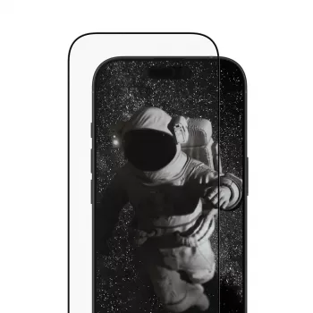 PanzerGlass ® Ceramic II Screen Protector iPhone 17 | iPhone 16 Pro | Ultra-Wide Fit w. EasyAligner