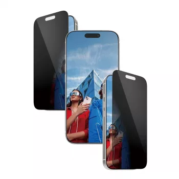 PanzerGlass ® 2-Way Privacy Screen Protector iPhone 17 Pro | Ultra-Wide Fit w. EasyAligner