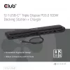Docking station club 3d CSV-2541 USB-C with HDMI and DisplayPort outputs