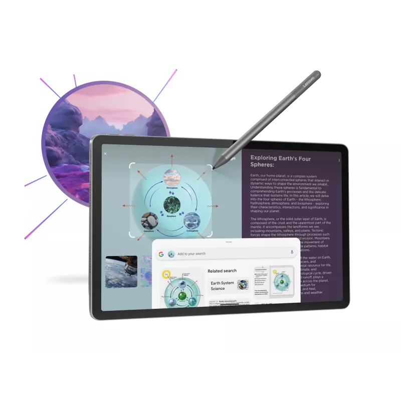 Lenovo Idea Tab Mediatek 128 GB 27.9 cm (11 inch) 8 GB Wi-Fi 5 (802.11ac) Android 15 Grey