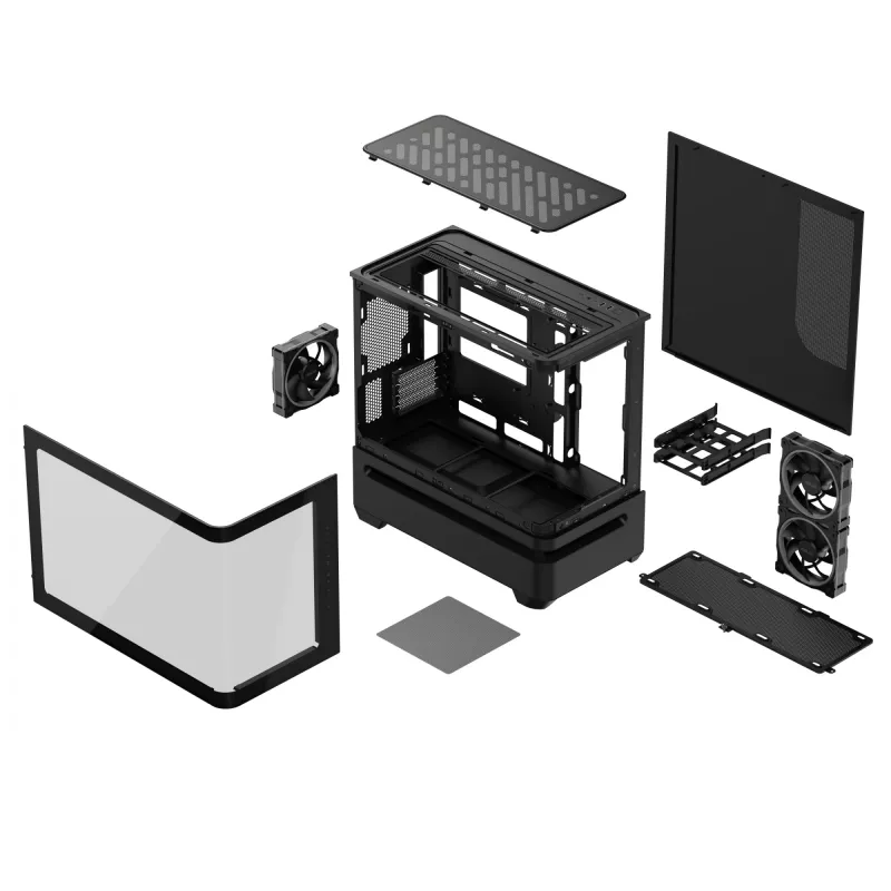 ASUS PRIME AP202 ARGB Midi Tower Black