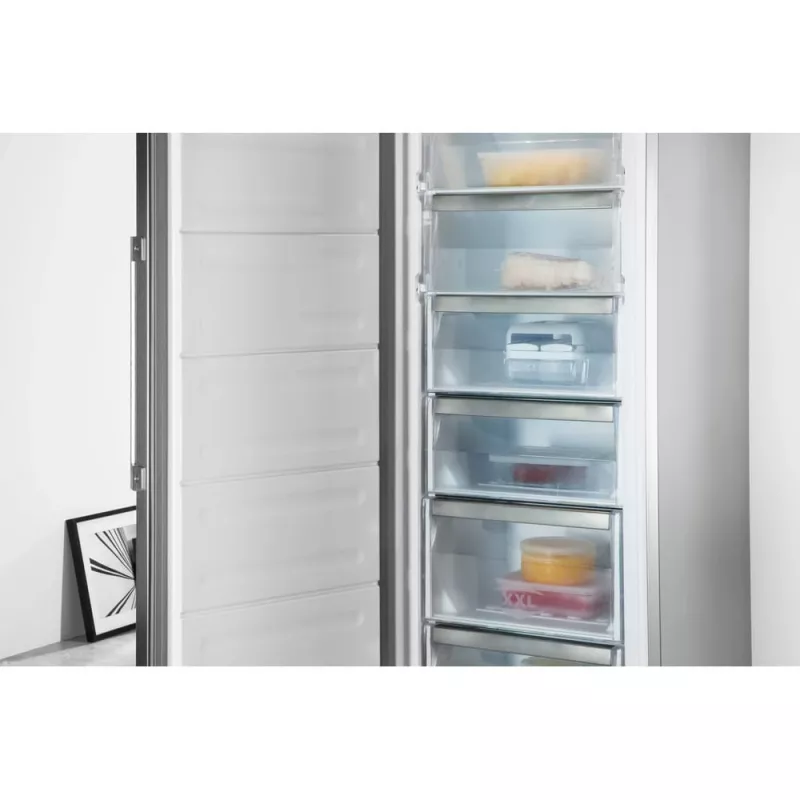 Whirlpool UW8 F2Y XBI F 2 Upright freezer Freestanding 263 L Stainless steel