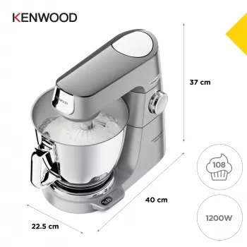 Kenwood Titanium Chef Baker XL food processor 1200 W 7 L Stainless steel