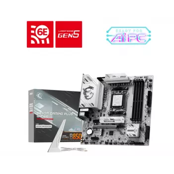 MSI B850M GAMING PLUS WIFI6E motherboard AMD B850 Socket AM5 micro ATX