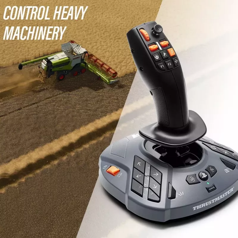 Thrustmaster SimTask FarmStick Black Flightstick Analogue / Digital PC, PlayStation 5