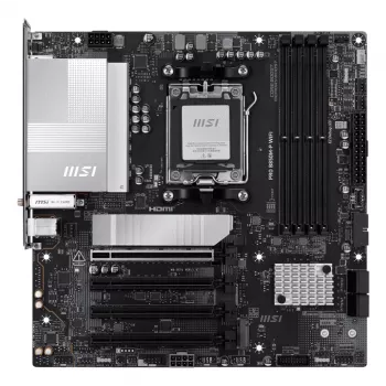 Motherboard MSI PRO B850M-P WIFI micro ATX, AMD B850, Socket AM5, 4×DDR5 DIMM, 3×M.2, Wi‑Fi 7, 5Gb LAN