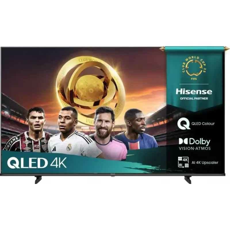 TV Hisense 50E7Q 50 inch QLED 4K Ultra HD (3840 x 2160), VIDAA, Wi‑Fi, DVB-C/S/T, Black