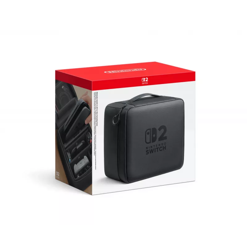 Nintendo Switch 2 All-In-One Carrying Case, Travel case, Nintendo, Black, Nintendo Switch 2, Zipper