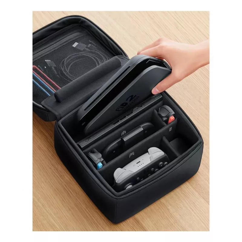 Nintendo Switch 2 All-In-One Carrying Case, Travel case, Nintendo, Black, Nintendo Switch 2, Zipper