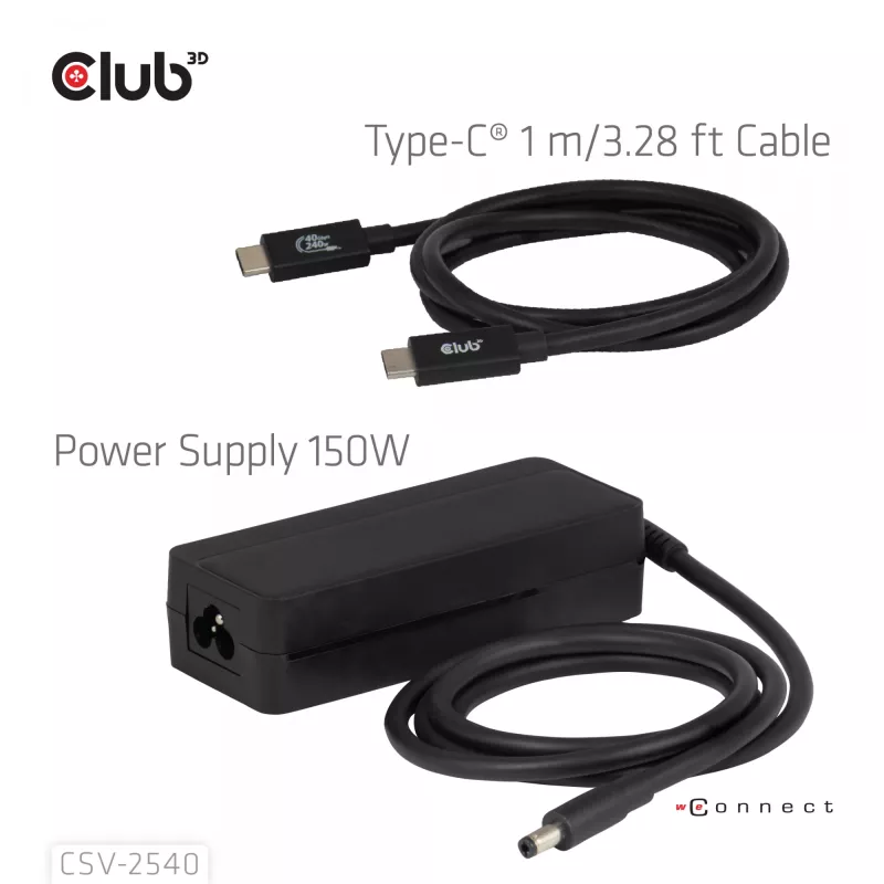 Docking station CLUB 3D 14-1 USB-C Quad Display USB4 with 2× USB 2.0 ports