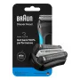 Shaving head for BRAUN Series 3 model 735797 — 1 replacement head, black stainless steel