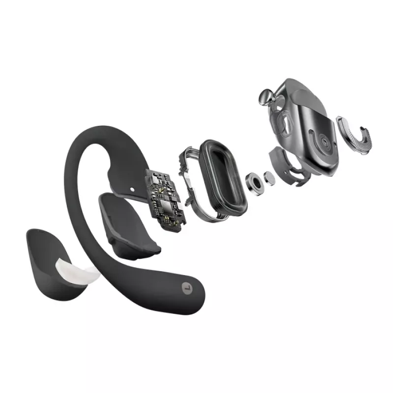 SHOKZ OpenFit 2+ Headphones Wireless Ear-hook, In-ear Calls/Music Bluetooth Black