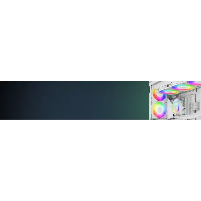 ARCTIC P14 Pro A-RGB (White) 140 mm A-RGB PWM Fan with Cable Splitter