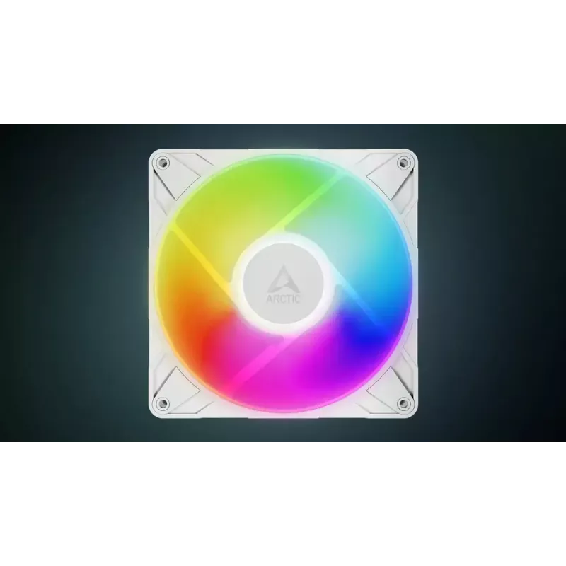 ARCTIC P14 Pro A-RGB (White) 140 mm A-RGB PWM Fan with Cable Splitter
