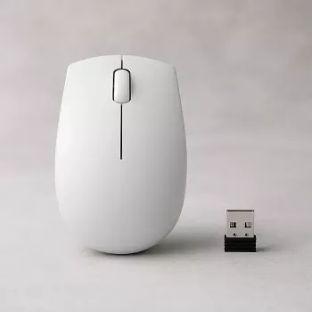 Wireless compact mouse Lenovo Compact Mouse with battery — ambidextrous, 1000 DPI, RF wireless, 3 buttons, grey