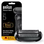 Shaving head BRAUN Series 5 54 B — 1 replacement head, black stainless steel
