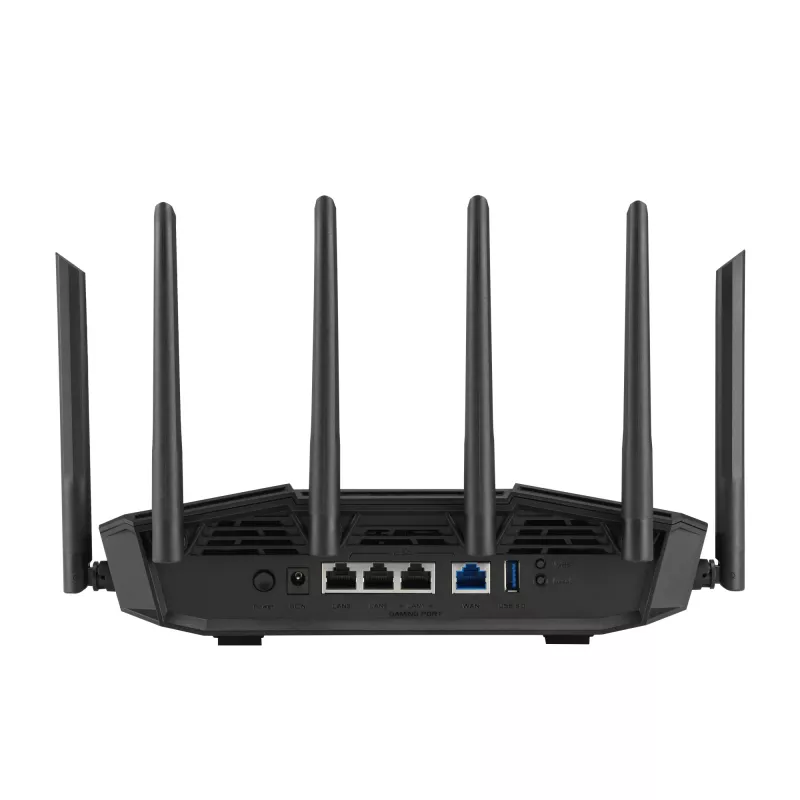 ASUS 90IG0A30-MO9C00 wireless router 2.5 Gigabit Ethernet Tri-band (2.4 GHz / 5 GHz / 6 GHz) Black