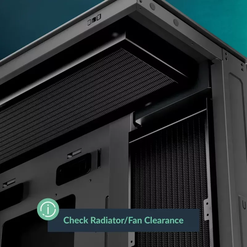 PC Case ARCTIC Xtender (Mirror Black) Midi Tower Black