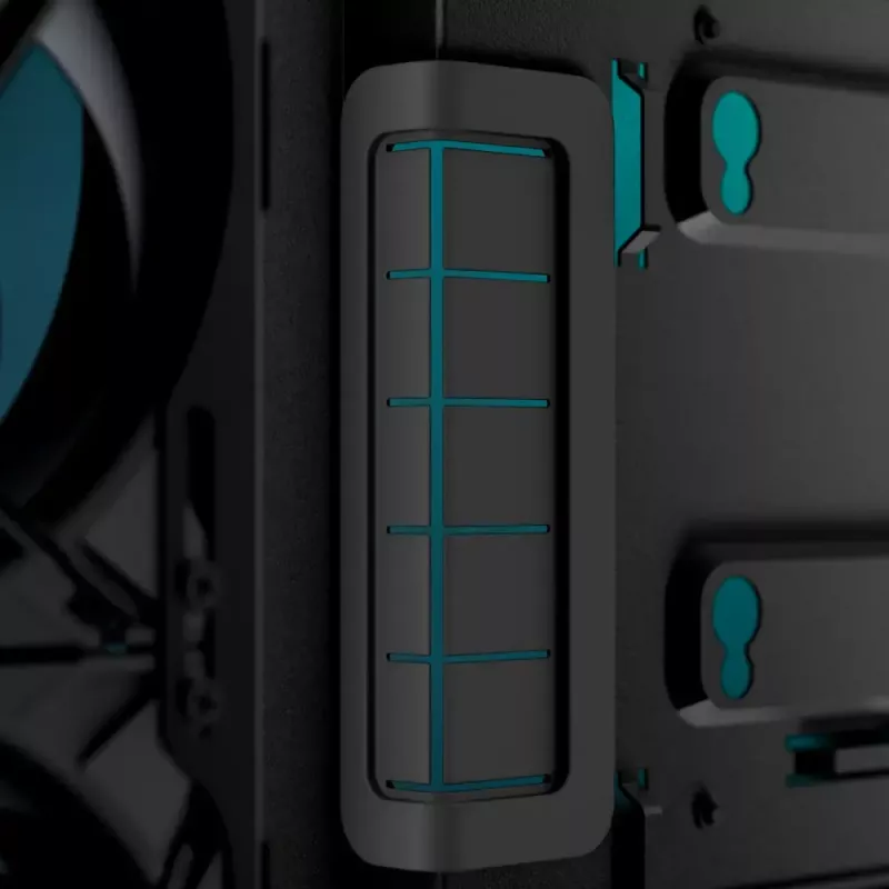 PC Case ARCTIC Xtender (Mirror Black) Midi Tower Black