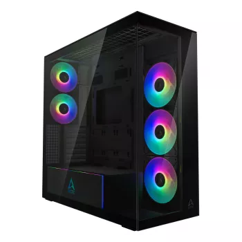 PC Case ARCTIC Xtender (Mirror Black) Midi Tower Black