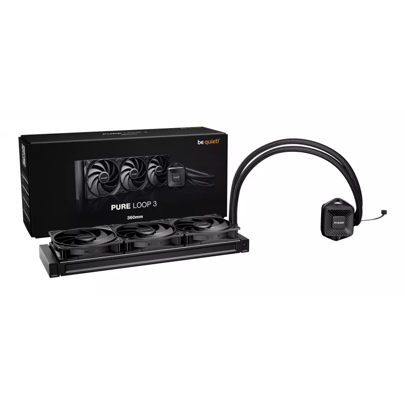 be quiet PURE LOOP 3 Processor All-in-one liquid cooler 12 cm Black 1 pc(s)