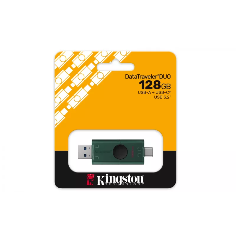 Kingston Technology DataTraveler 128GB USB-A + USB-C 3.2 Gen 1 DuoG2