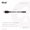 CLUB3D CAC-1563 video cable adapter 2 m USB Type-C DisplayPort Black