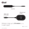 CLUB3D Wireless USB-C® to HDMI™, 1920 x 1080 pixels, AV transmitter & receiver, Wired & Wireless, Black, HDCP