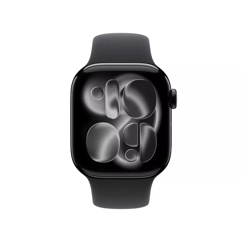 APPLE Watch Series 11 gps + Cellular 42mm jet Black Aluminium Case With Black Sport Band S/m